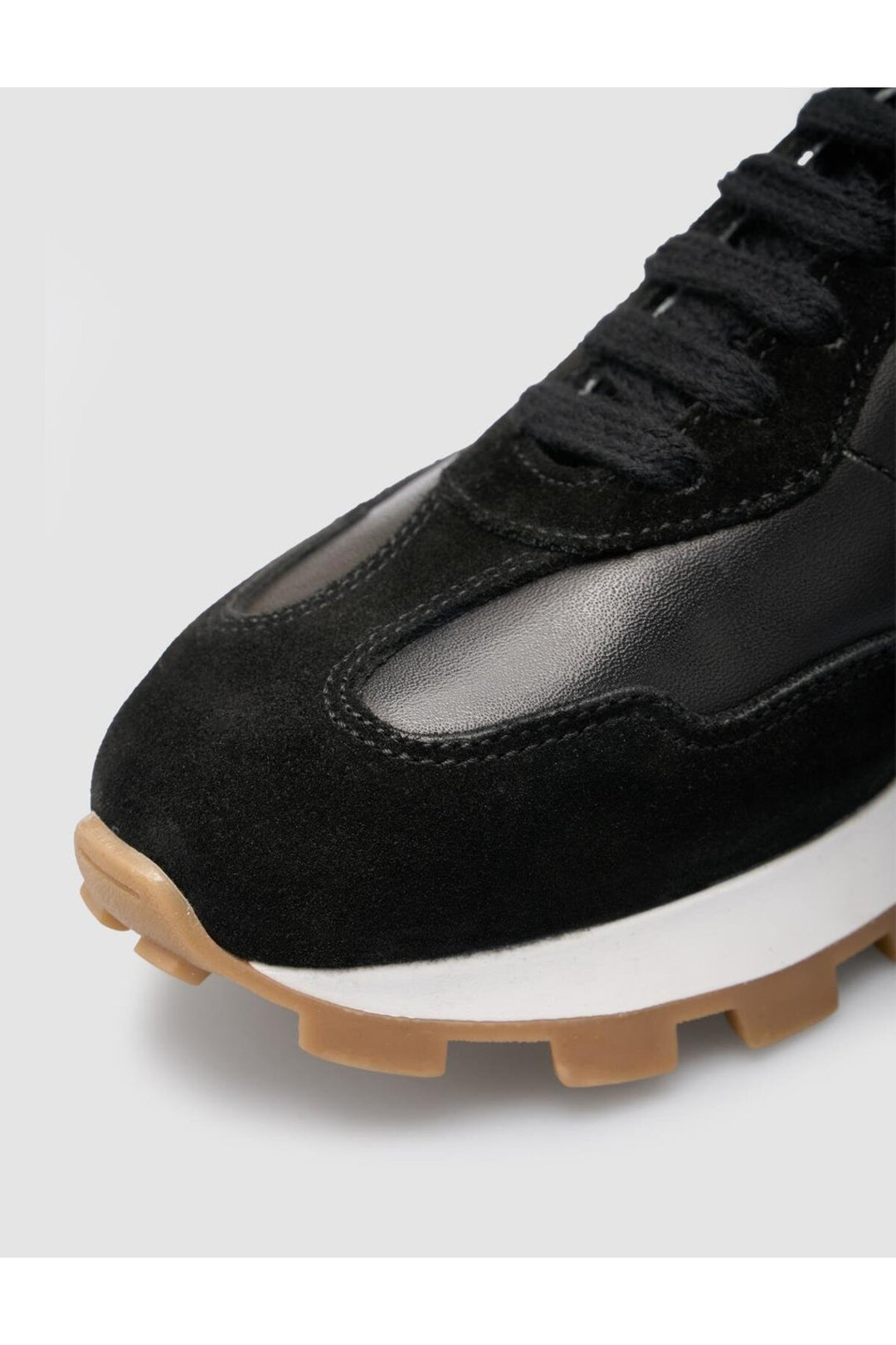 Cabani Shoes %100 Cuir Véritable Baskets Noires pour Femmes - Multicolore