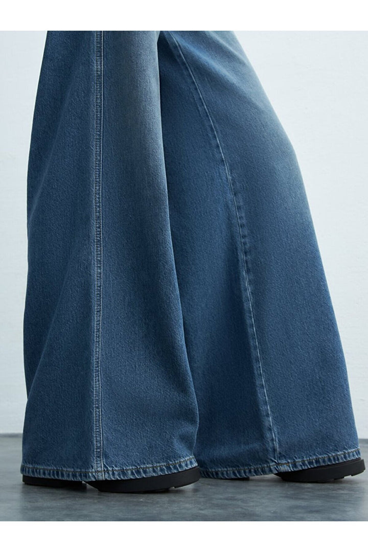 LTB Pantalon en jean large à taille haute Marıam
