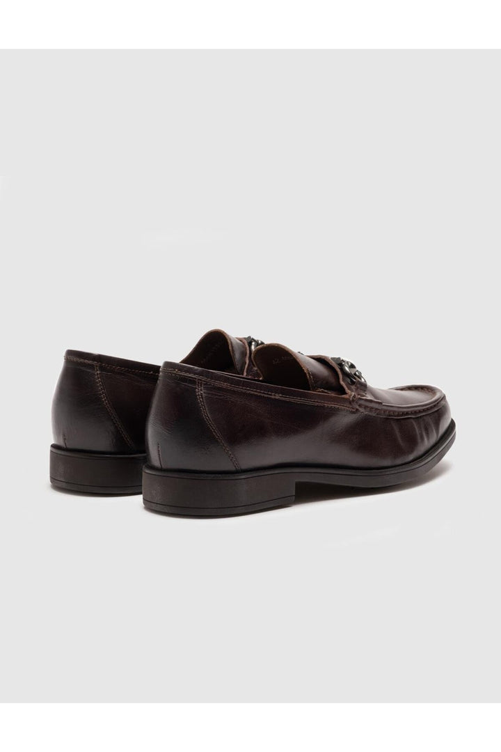 Cabani Shoes Chaussures de ville pour hommes en cuir véritable marron - Marron