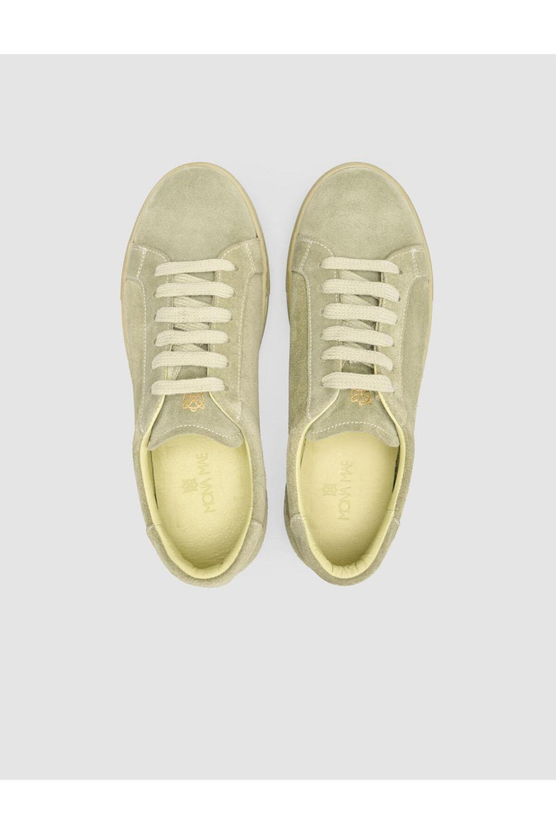 Cabani Shoes MonaMae Baskets Femme Suède Vert - Vert
