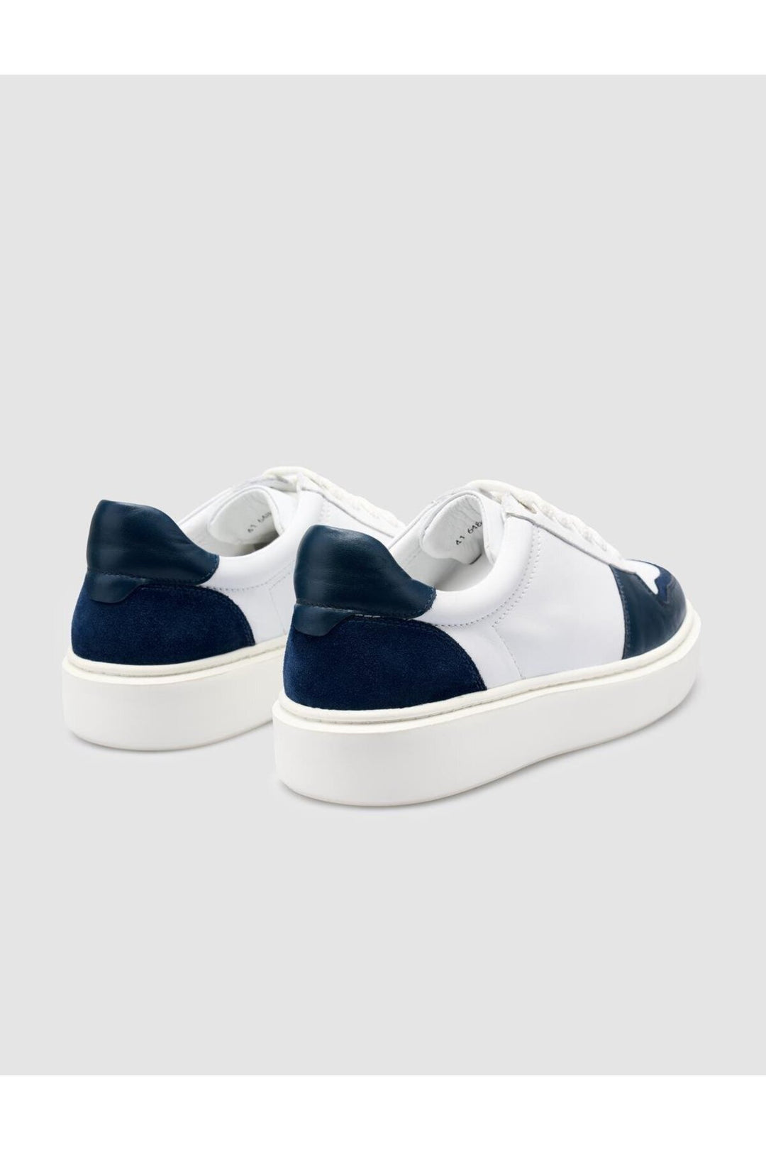 Cabani Shoes %100 Cuir Véritable Baskets Pour Hommes Blanches - Blanc