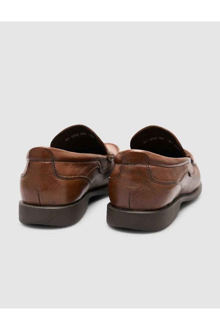 Cabani Shoes %100 Cuir Véritable Chaussures Quotidiennes Pour Hommes Marron - Tabac