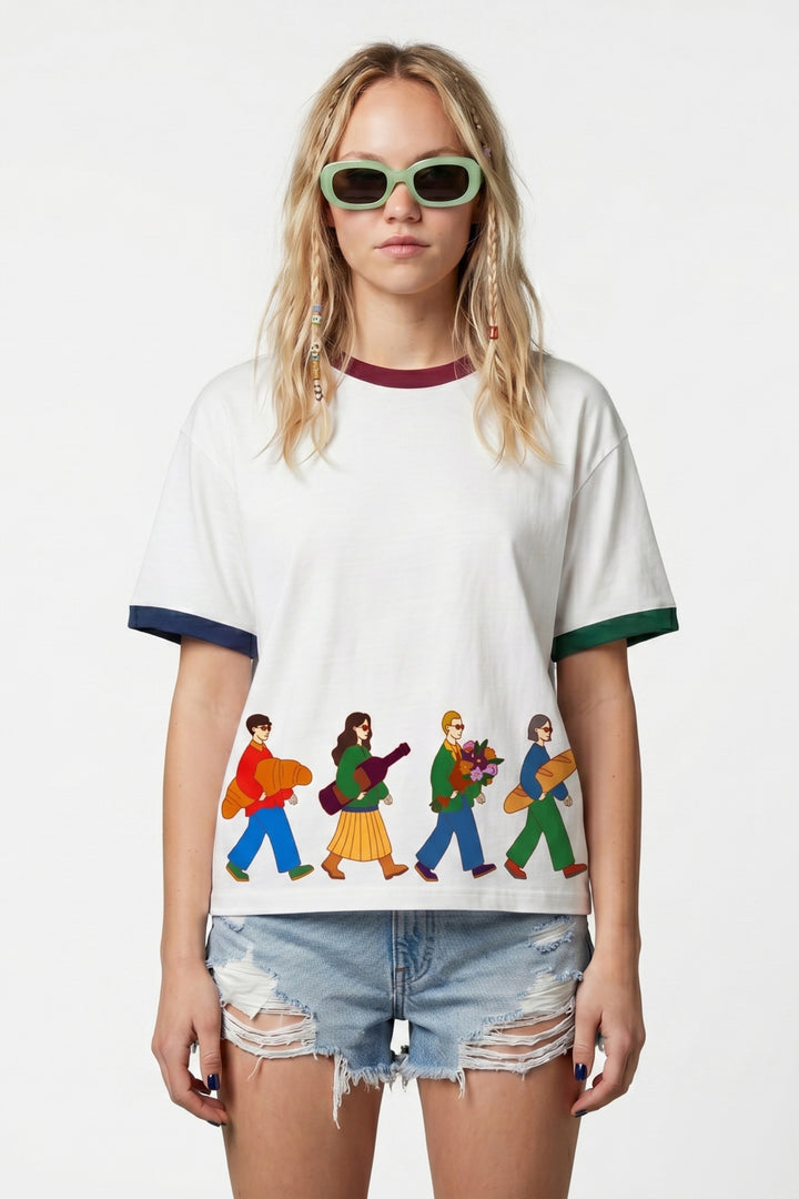 Hipnotico T-shirt Walkers - Multicolore