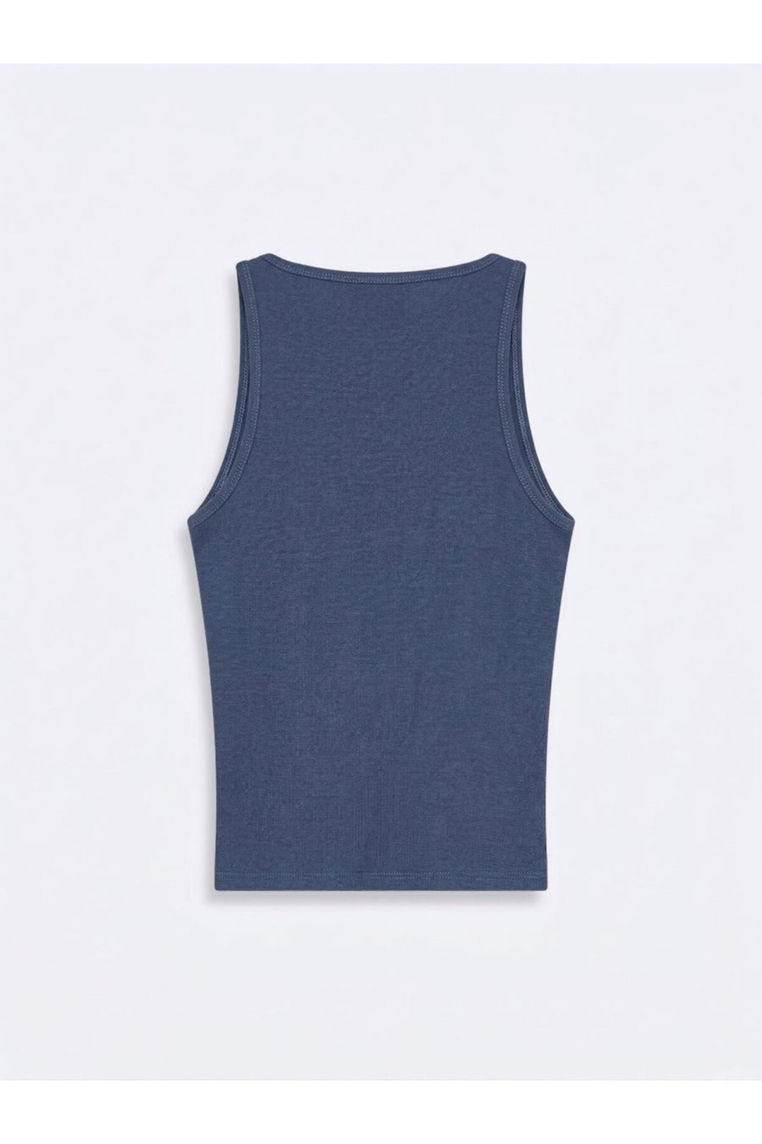 LTB Débardeur bleu en V profond en lycra - Multicolore