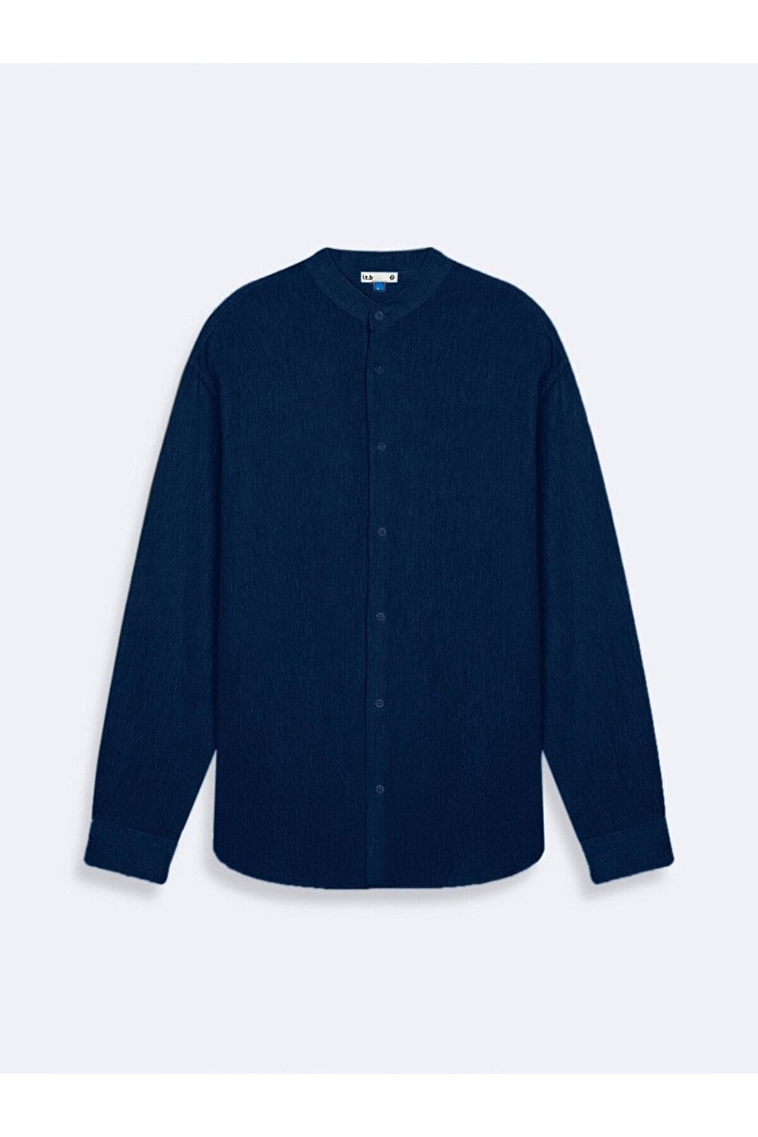 LTB Chemise bleu marine à manches longues Regular