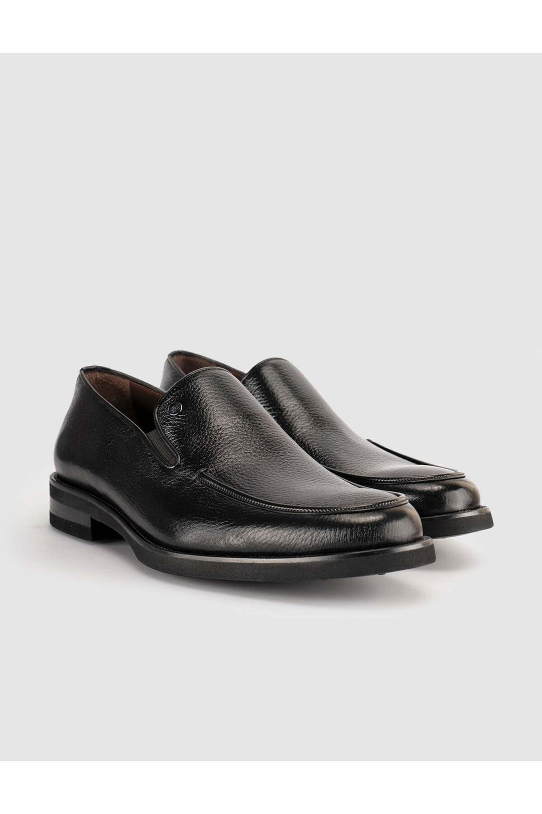 Cabani Shoes Chaussures Loafers Classiques pour Hommes en Cuir Véritable - Noir