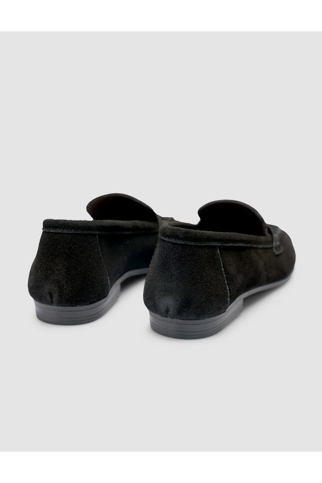 Cabani Shoes %100 Cuir véritable Suède Noir Mocassins Femme - Noir