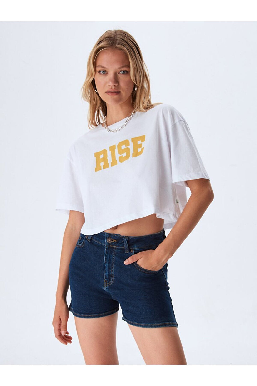 LTB Short en jean taille haute Lariss