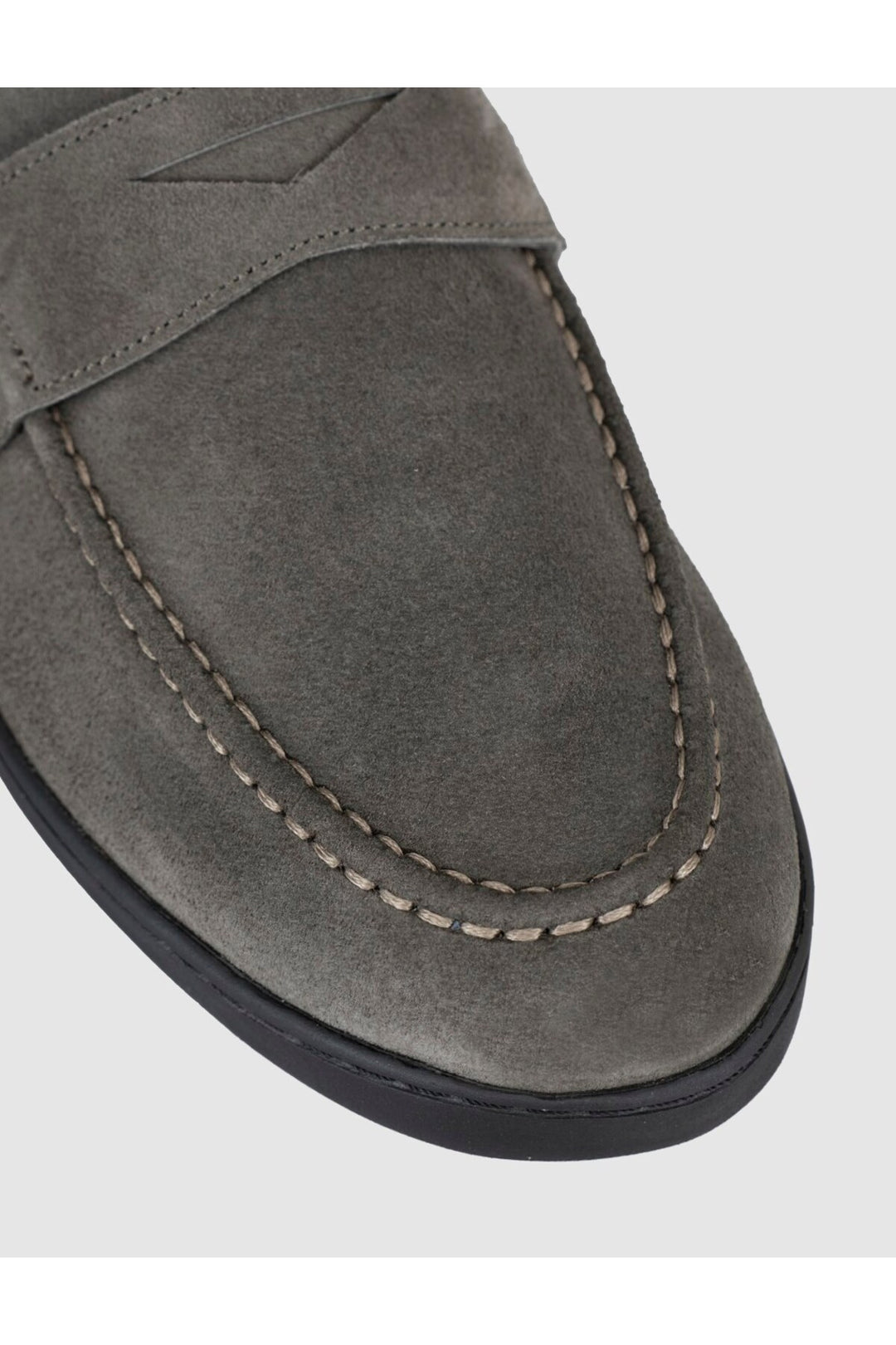 Cabani Shoes Chaussures Loafer en cuir suédé véritable pour homme en kaki - Multicolore