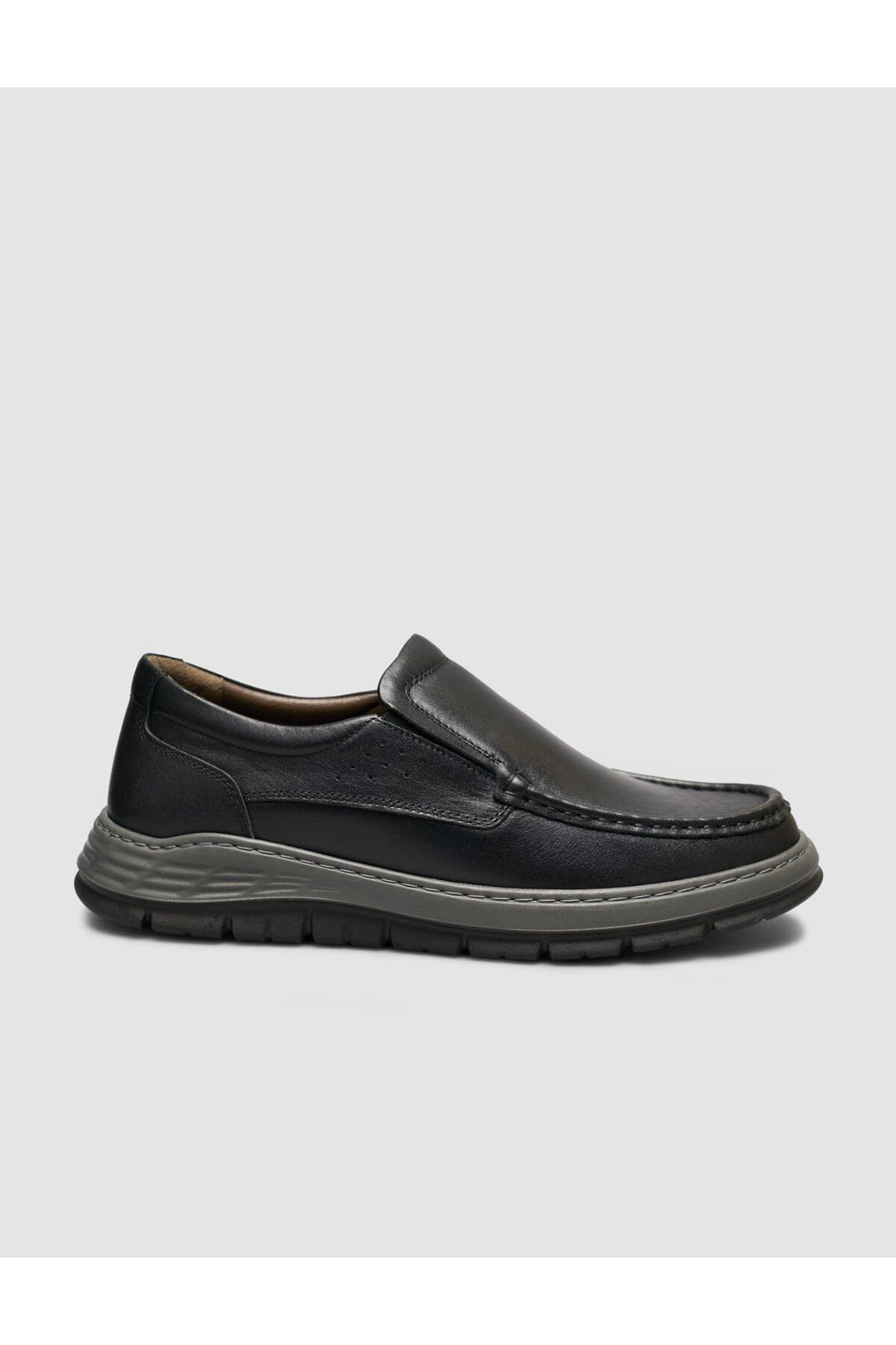 Cabani Shoes Chaussures Loafer pour Homme en Cuir Véritable Noires - Multicolore