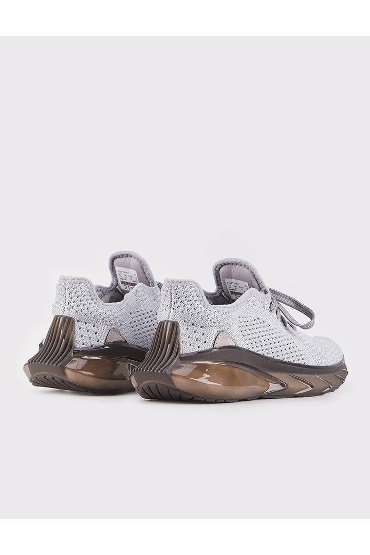 Cabani Shoes Siena Triko Gris À Lacets Femme Chaussures De Sport - Gris