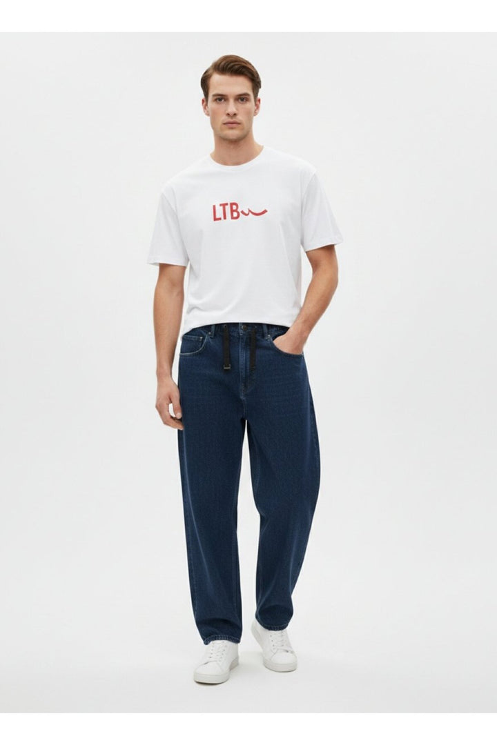 LTB T-shirt basique blanc avec slogan - Blanc