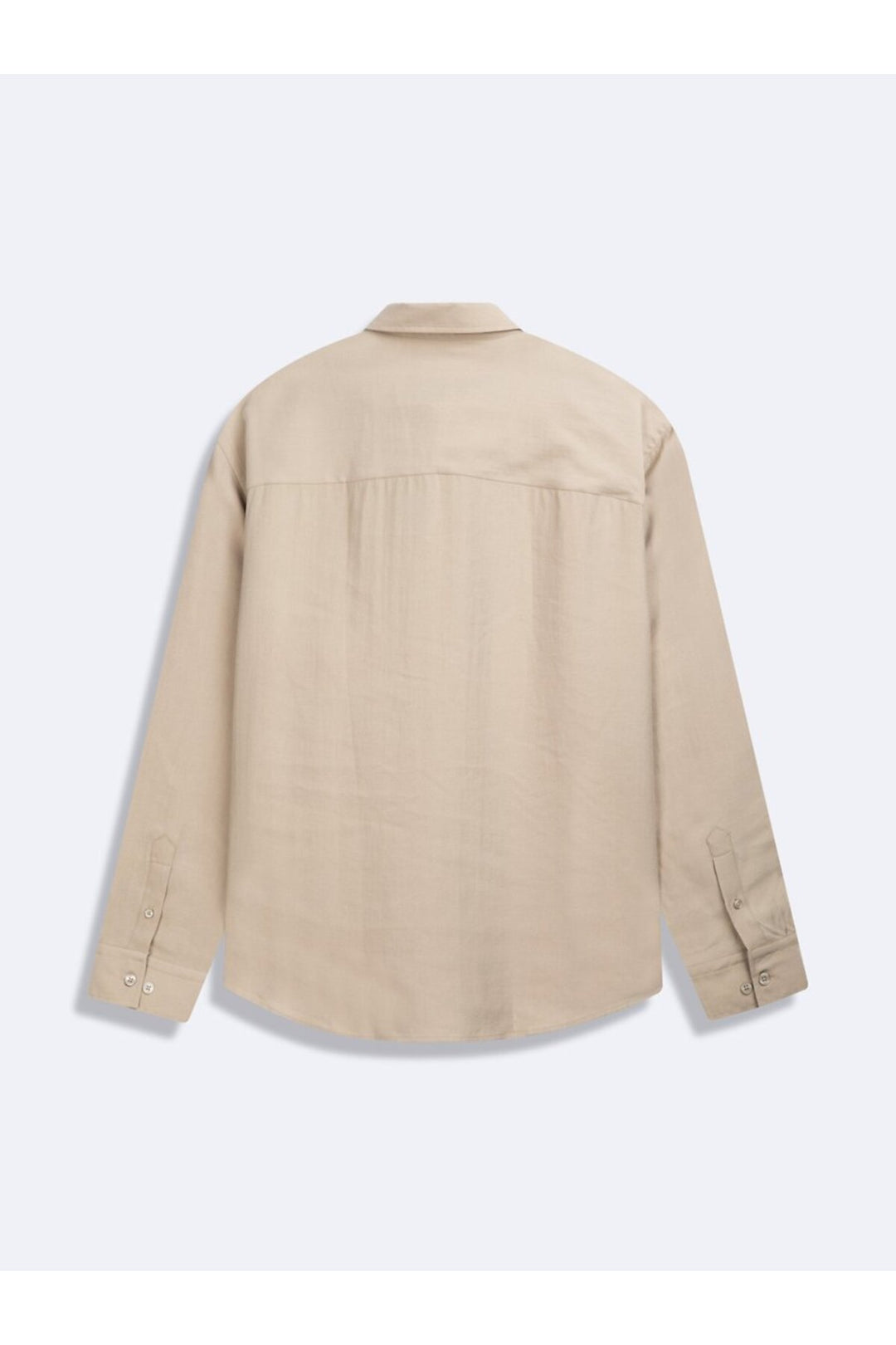 LTB Chemise basique grise à manches longues avec boutons sur le devant - Gris