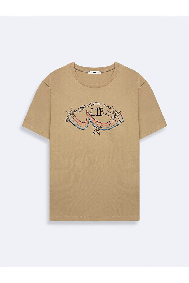 LTB T-shirt Beige - Beige_2529