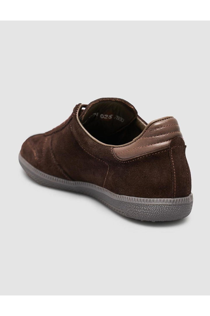 Cabani Shoes %100 Cuir Suédé Véritable Baskets Femme Marron - Marron