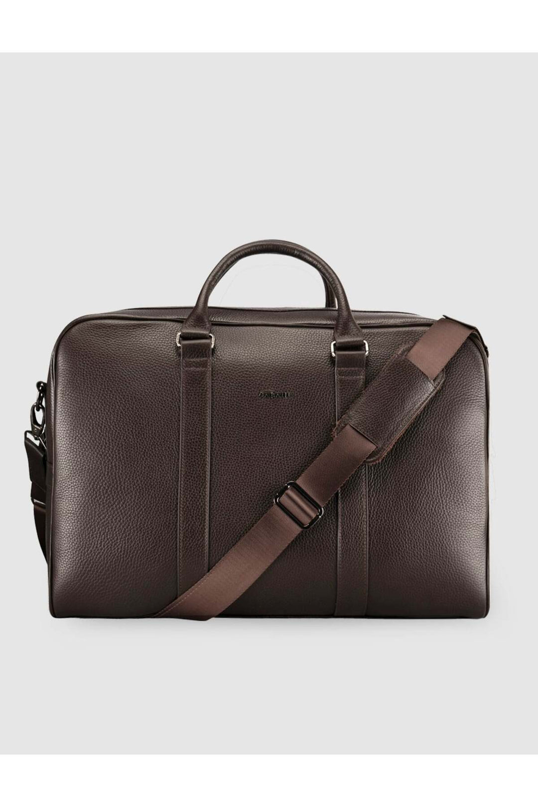 Cabani Shoes Sac en cuir véritable marron pour homme, à main et de voyage. - Multicolore