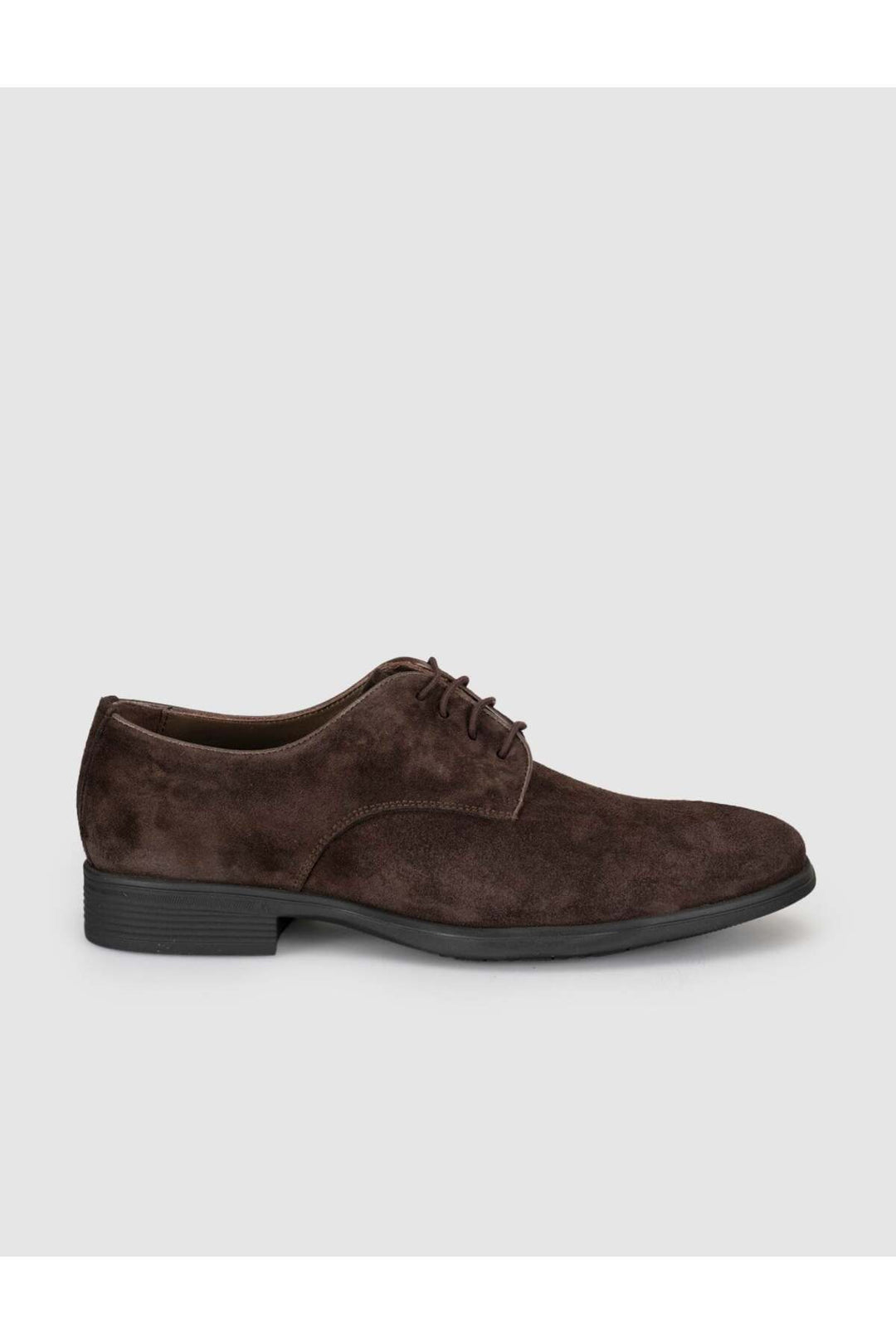 Cabani Shoes Chaussures classiques pour hommes en cuir suédé véritable marron - Multicolore