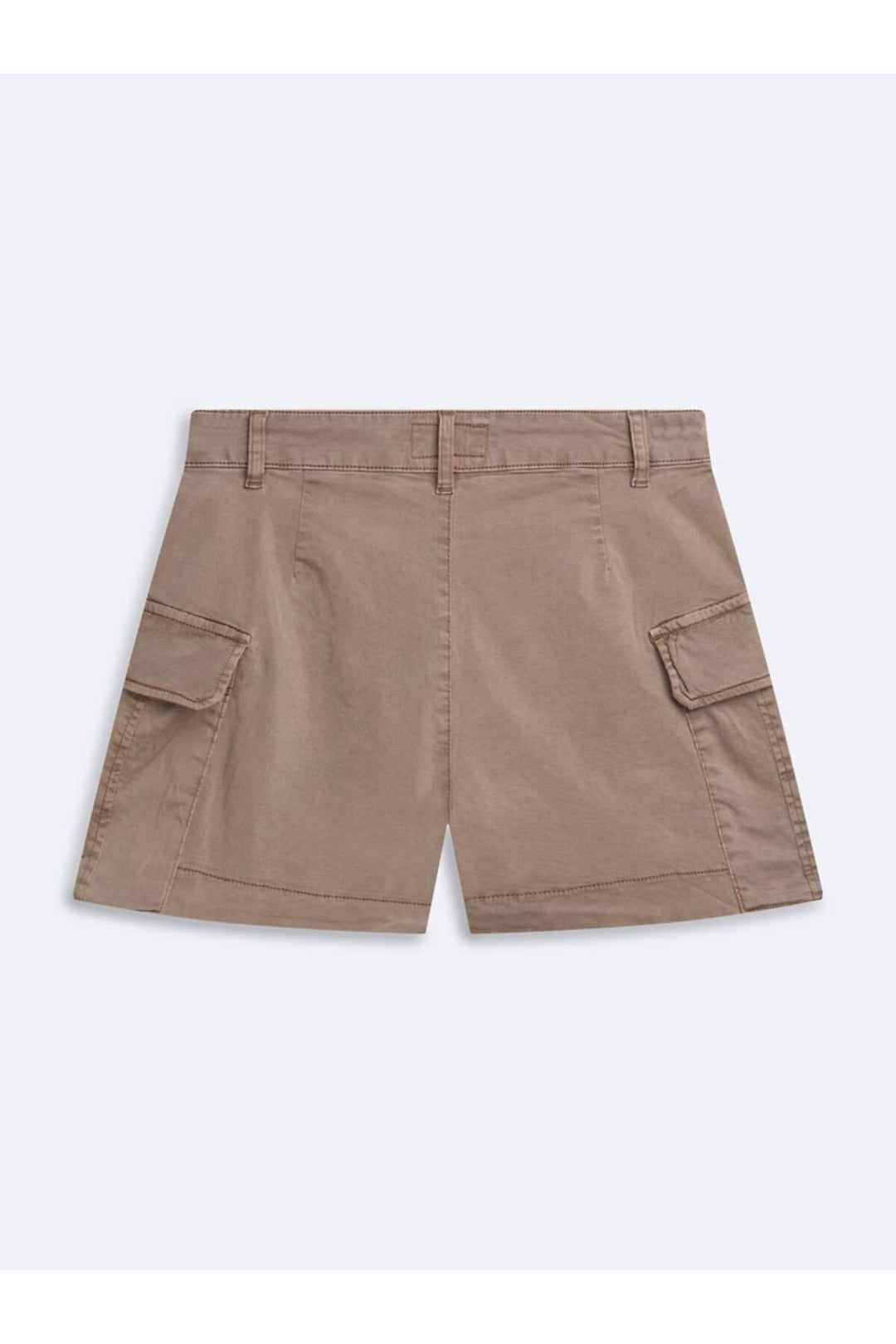 LTB Jupe Short Mini Cargo Taille Haute Beige - Beige