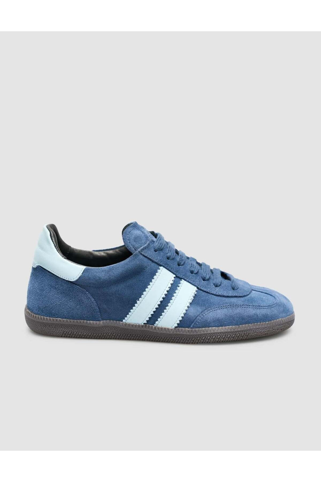 Cabani Shoes %100 Cuir véritable Baskets femmes bleues - Bleu