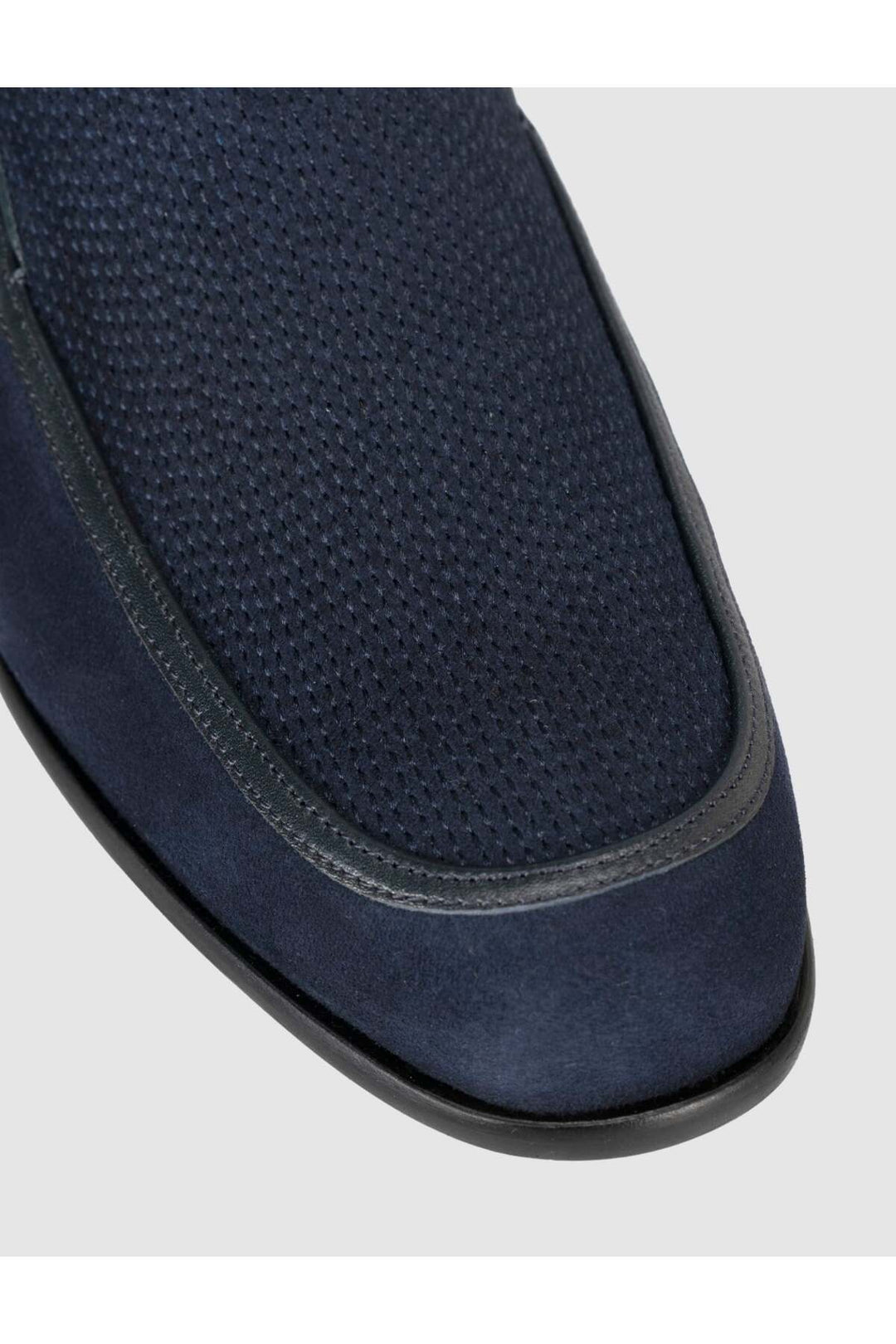 Cabani Shoes Loafer pour homme en cuir premium bleu marine - Bleu marine