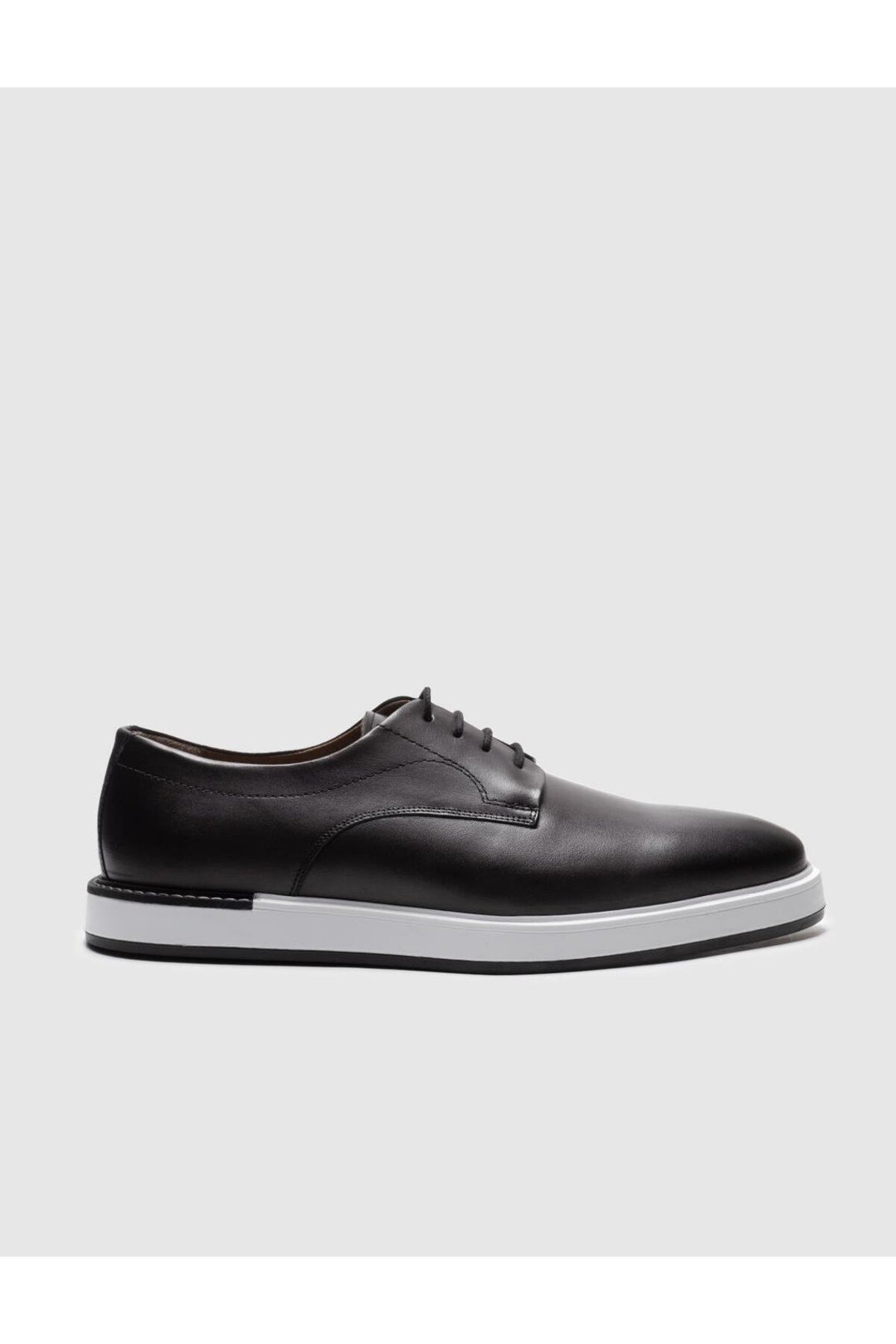 Cabani Shoes Chaussures de ville pour hommes en cuir véritable gris à lacets - Gris