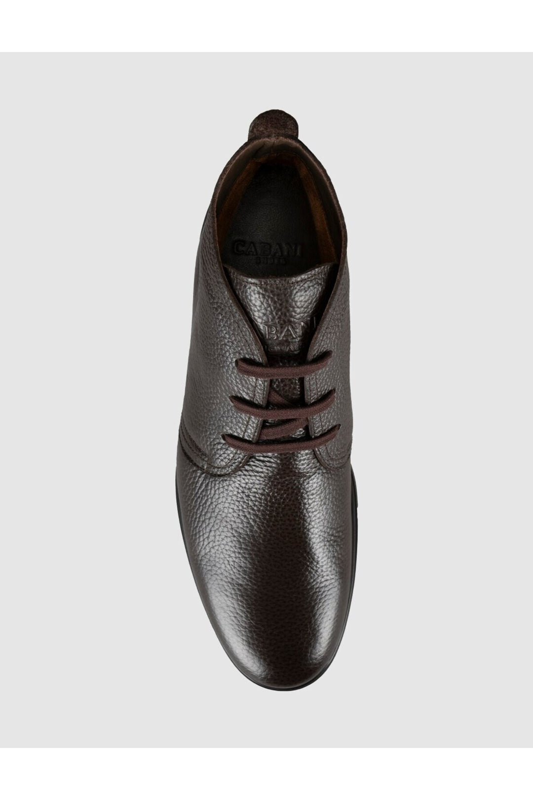Cabani Shoes Nilador Bottes quotidiennes en cuir véritable à lacets pour hommes en marron - Marron