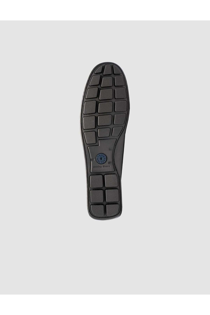 Cabani Shoes Romatas Chaussures en cuir pour hommes à boucle bleu marine loafer - Multicolore
