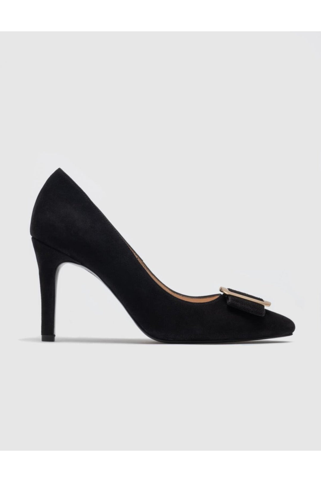 Cabani Shoes Chaussures à talons pour femmes en cuir véritable noires - Multicolore