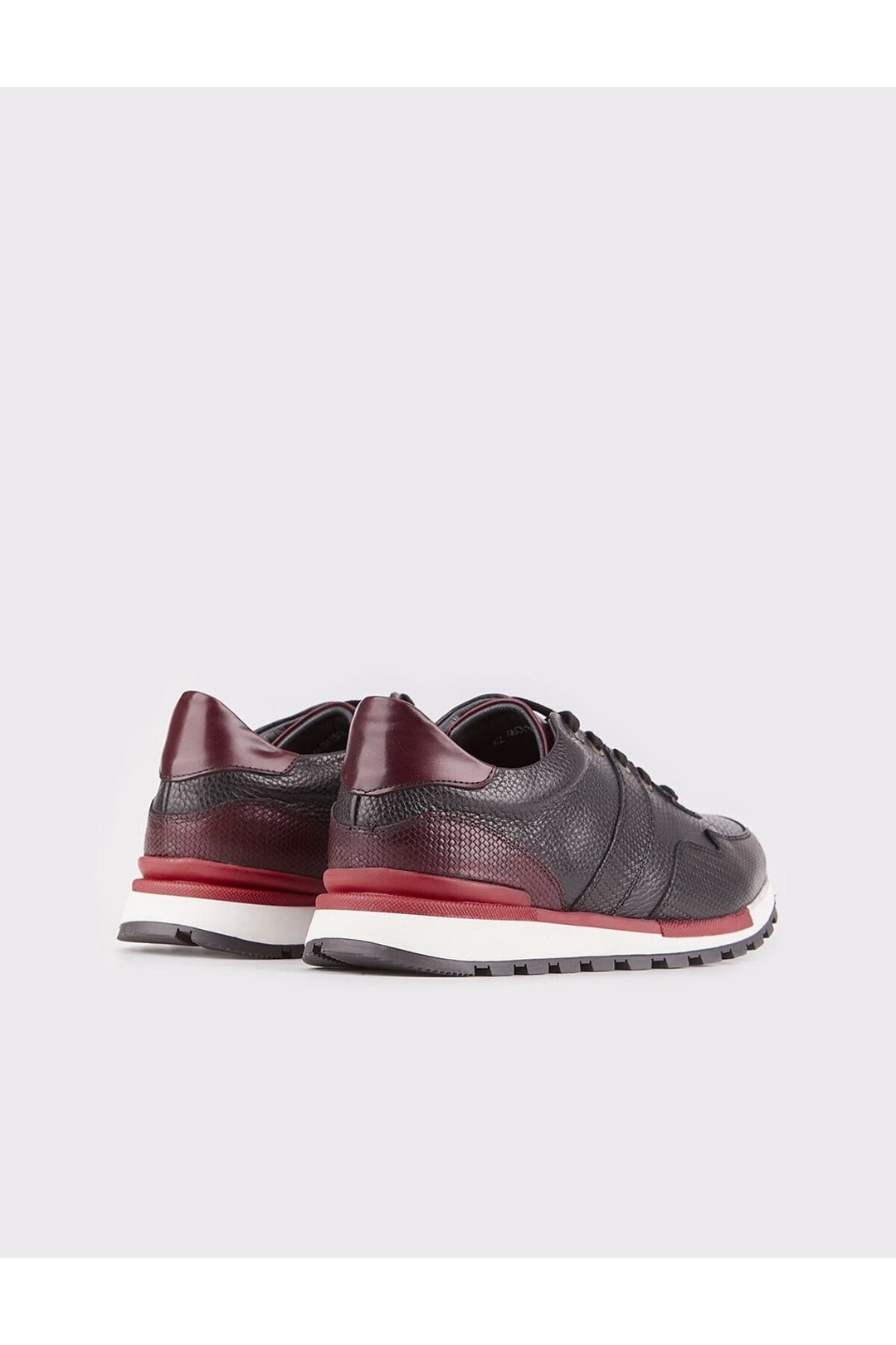 Cabani Shoes Chaussures de ville pour hommes en cuir véritable noires à lacets - Noir