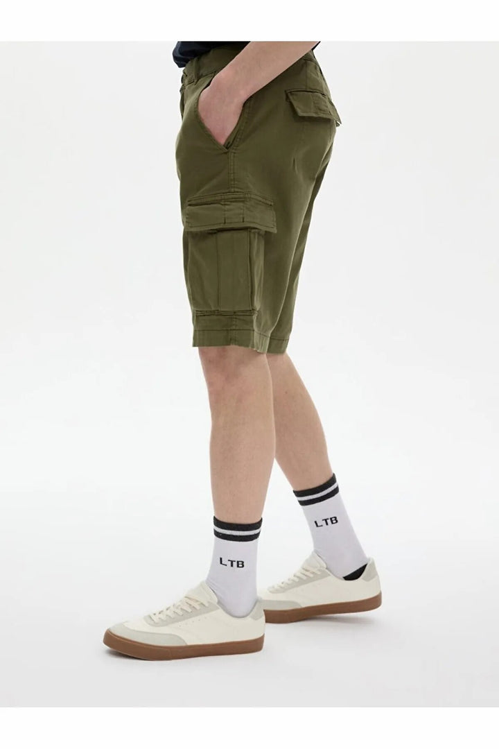 LTB Short Basic Gabardine Regular Cargo Green