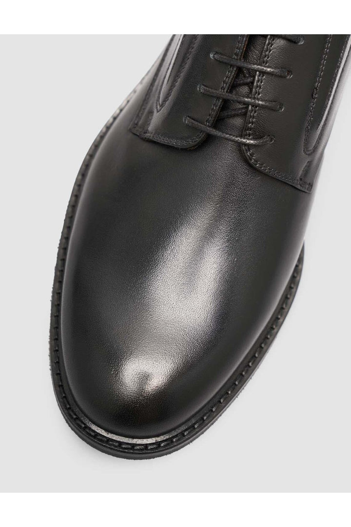 Cabani Shoes Chaussures classiques pour hommes en cuir véritable noir Soft pour la marche. - Noir
