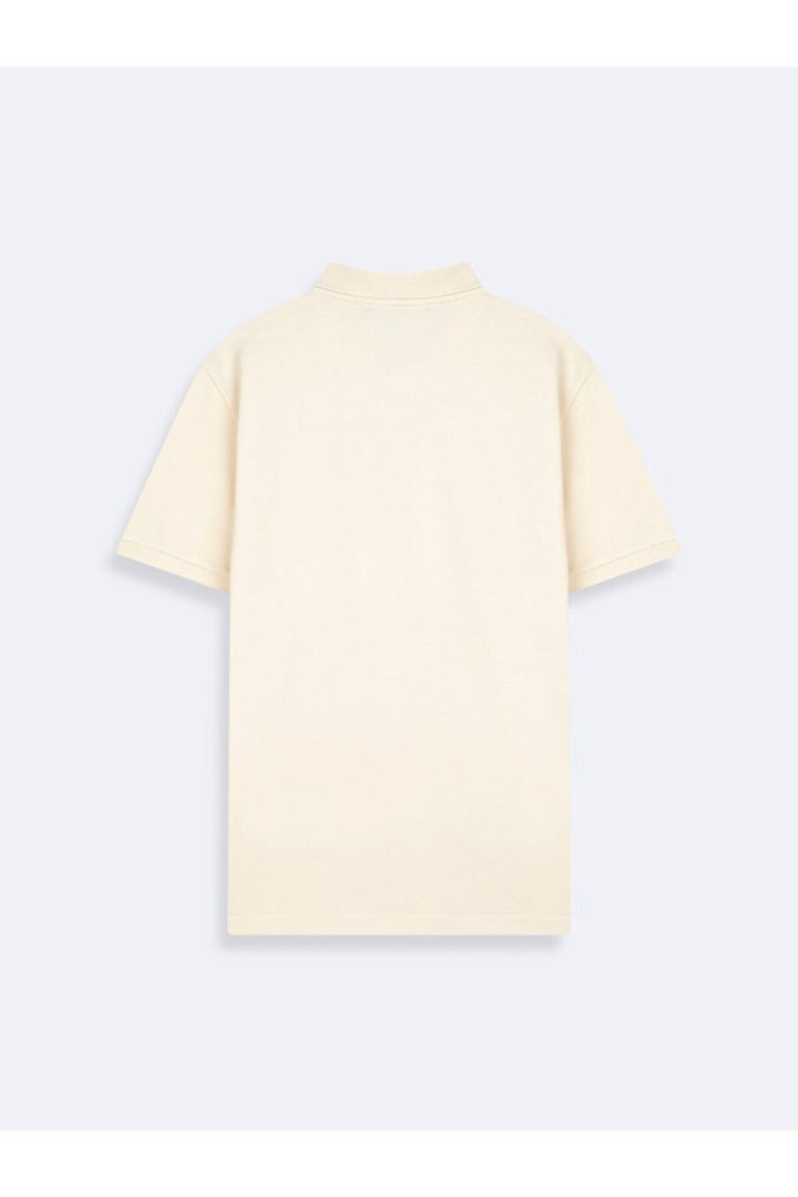 LTB Basic Pike Polo col T-shirt Beige - Beige