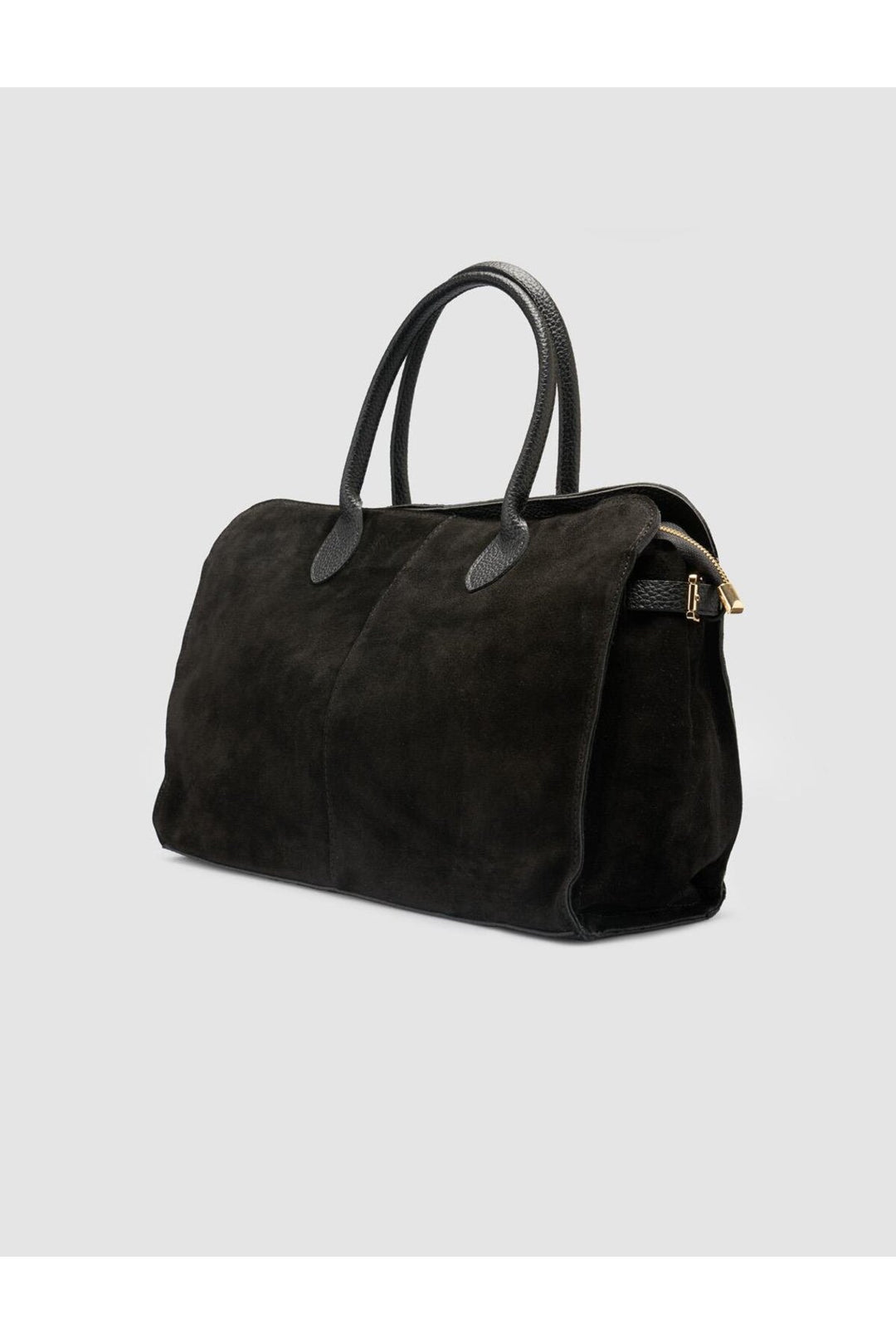 Cabani Shoes %100 Cuir véritable Sac à main en daim noir pour femme - Multicolore