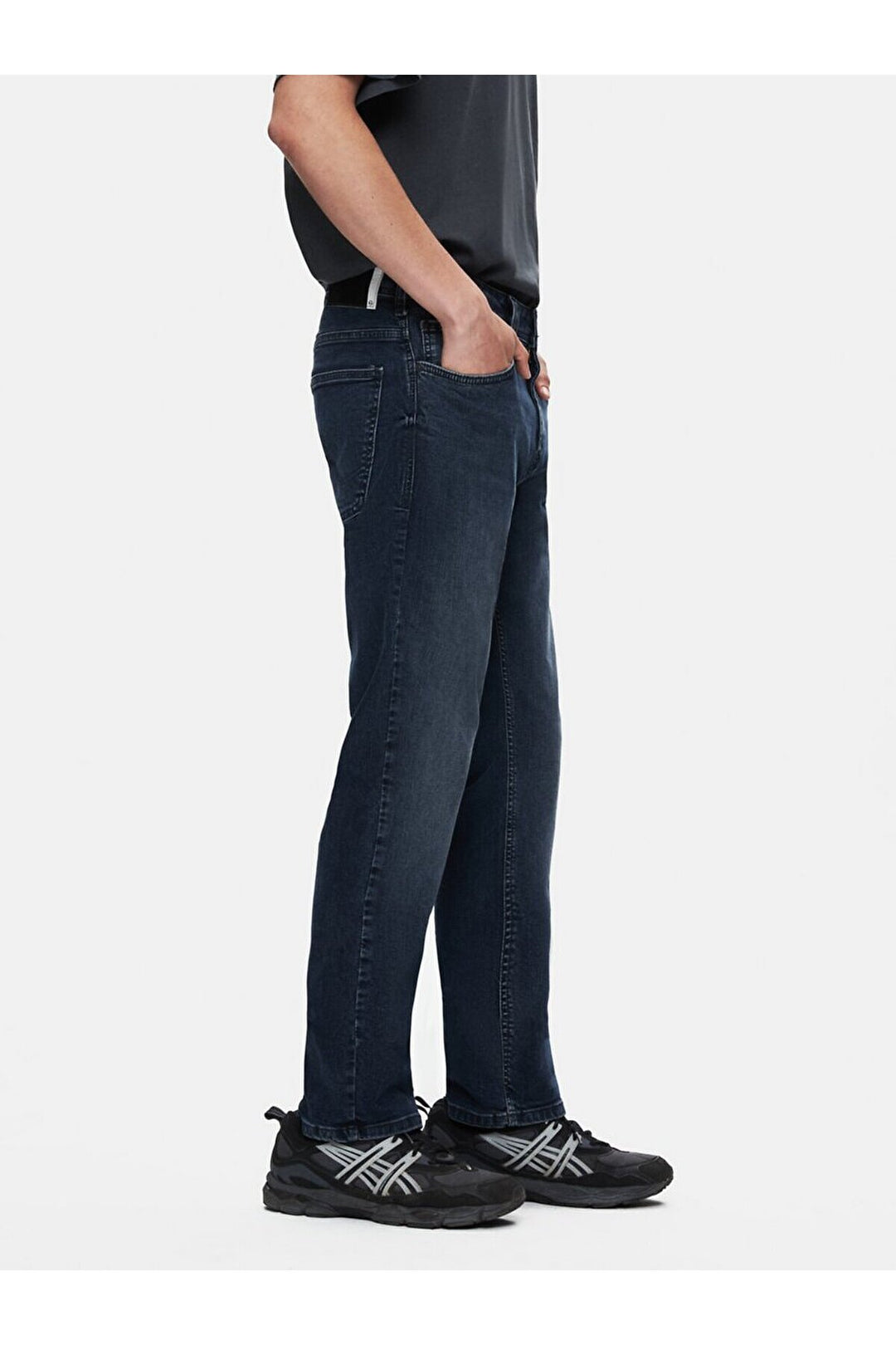 LTB Pantalon en jean à taille moyenne uni Paul P