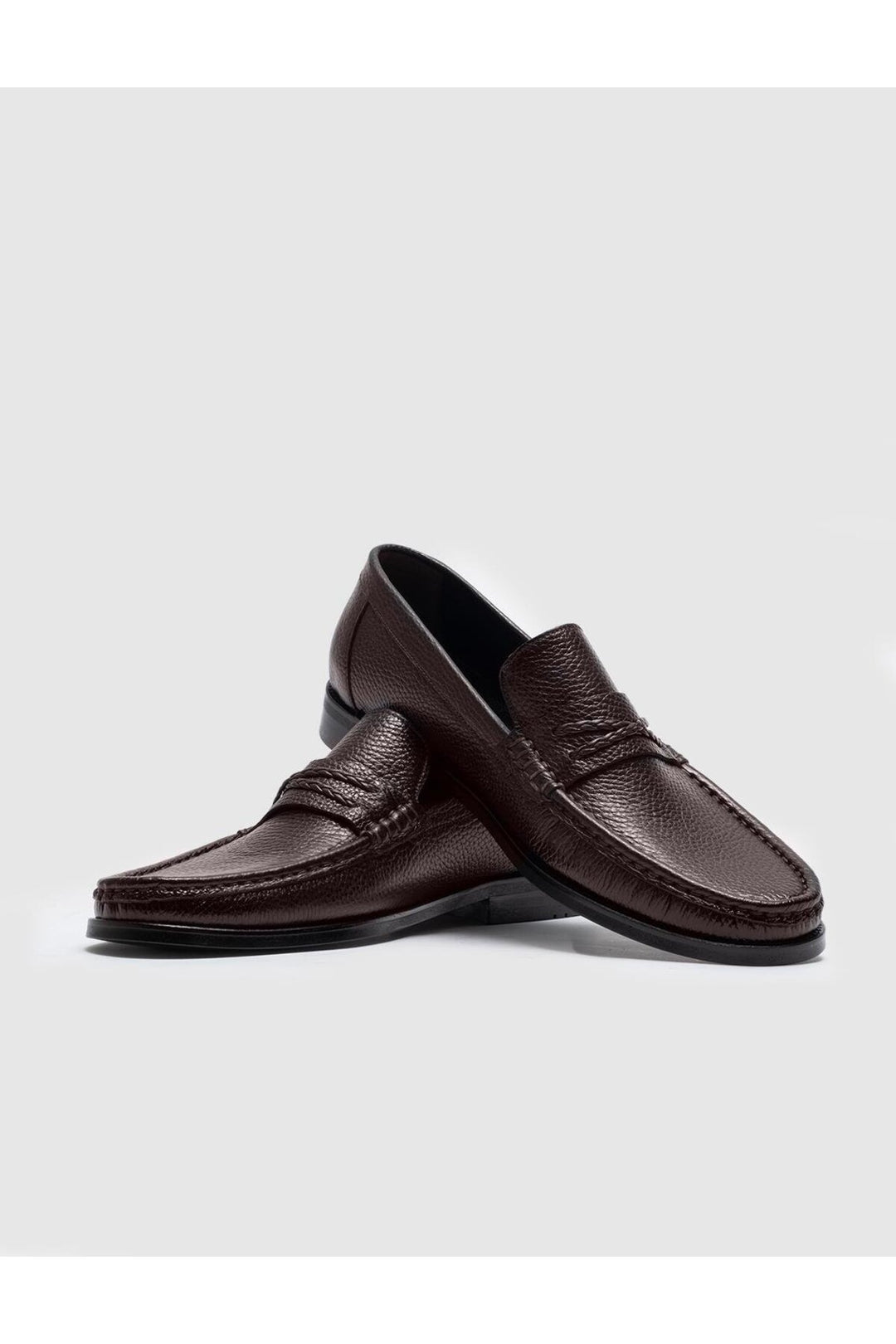 Cabani Shoes Chaussures de ville pour hommes en cuir véritable marron - Multicolore
