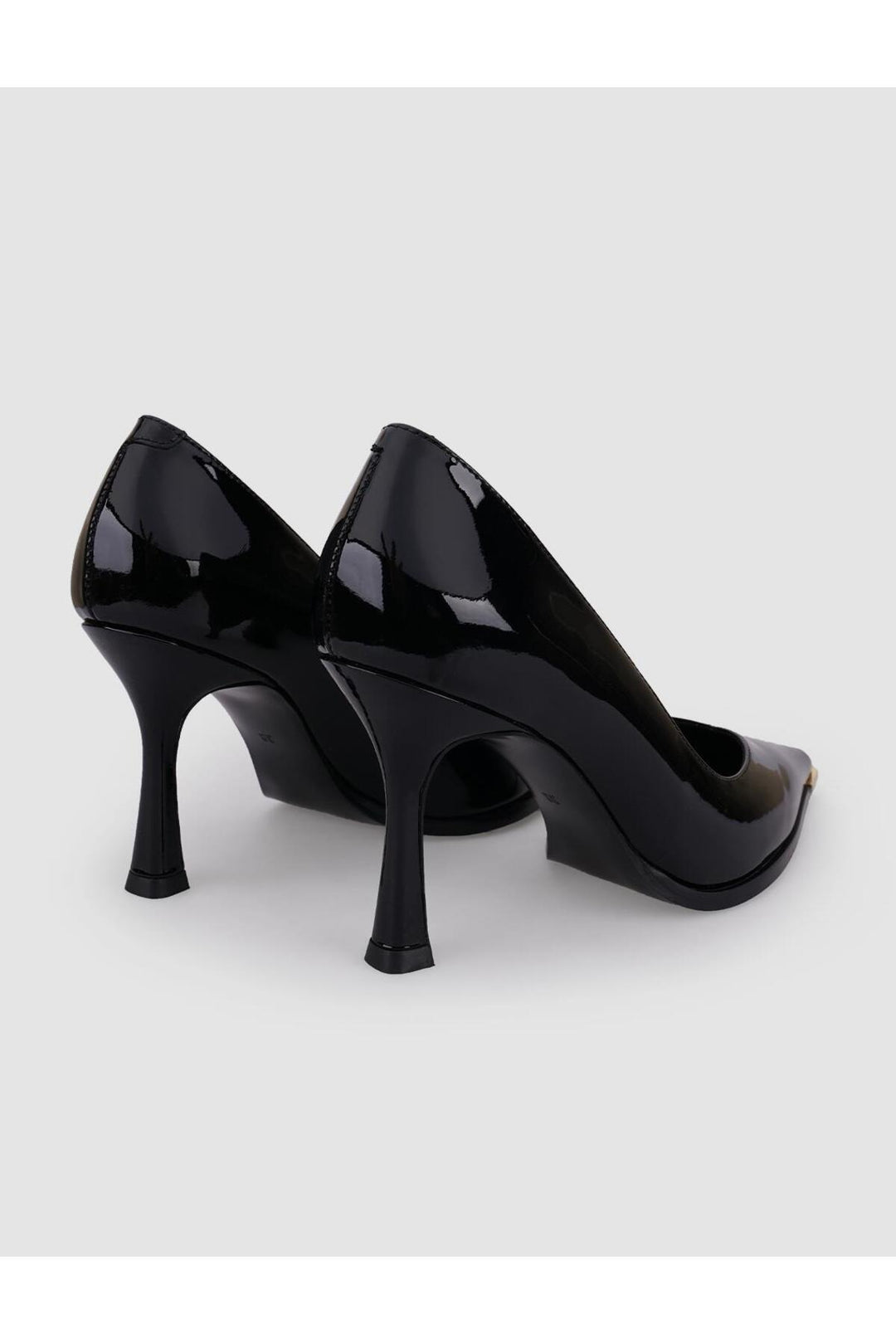 Cabani Shoes Chaussures à talons pour femmes en cuir véritable 100% verni poudre - Multicolore
