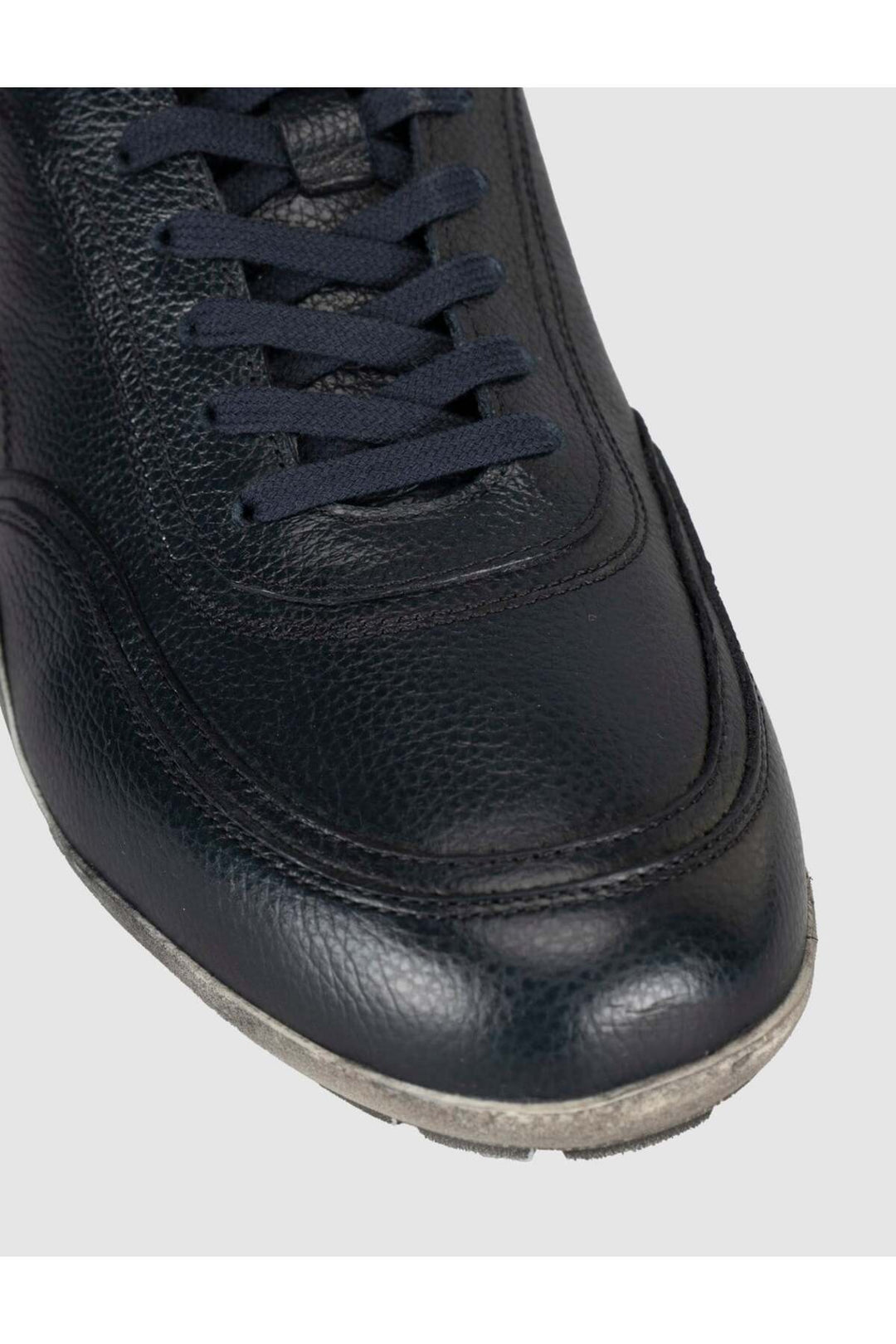 Cabani Shoes Bleu marine Cuir véritable Chaussures décontractées pour hommes - Bleu marine