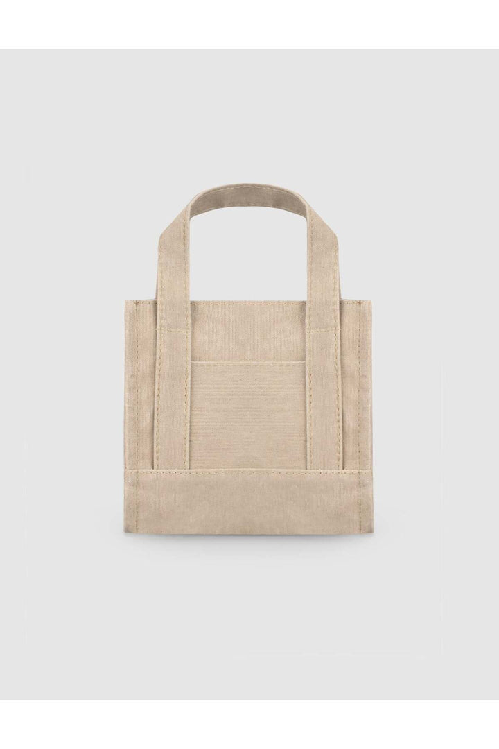 Cabani Shoes Sac en toile unisexe beige à main et épaule - Beige