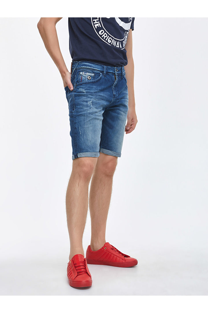 LTB Jean Lance Slim Fit Bermuda - Bleu_