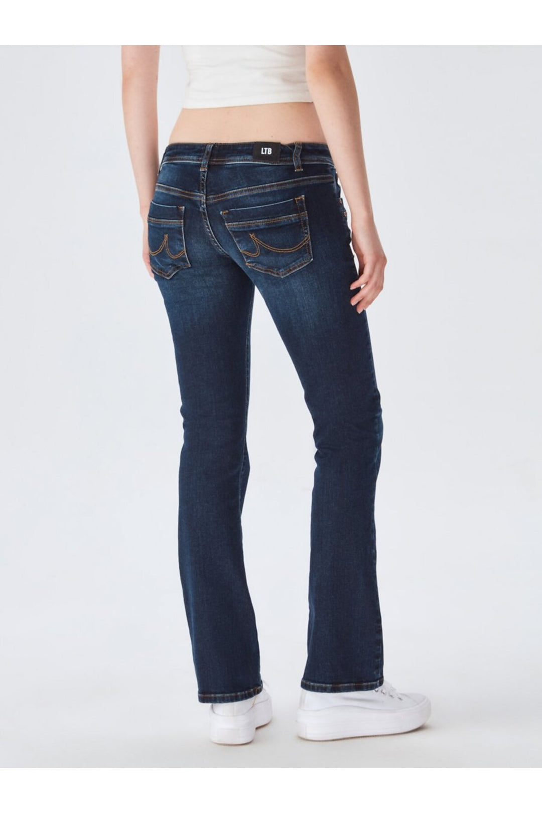 LTB Valerie Pantalon en Jean Coupe Slim Taille Basse Indigo Foncé - Indigo foncé