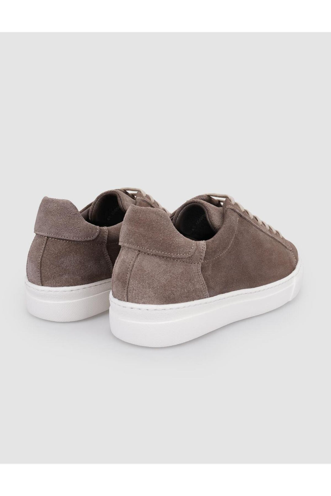 Cabani Shoes Chaussures de sport pour hommes en daim vison véritable 100% cuir avec lacets. - Vison