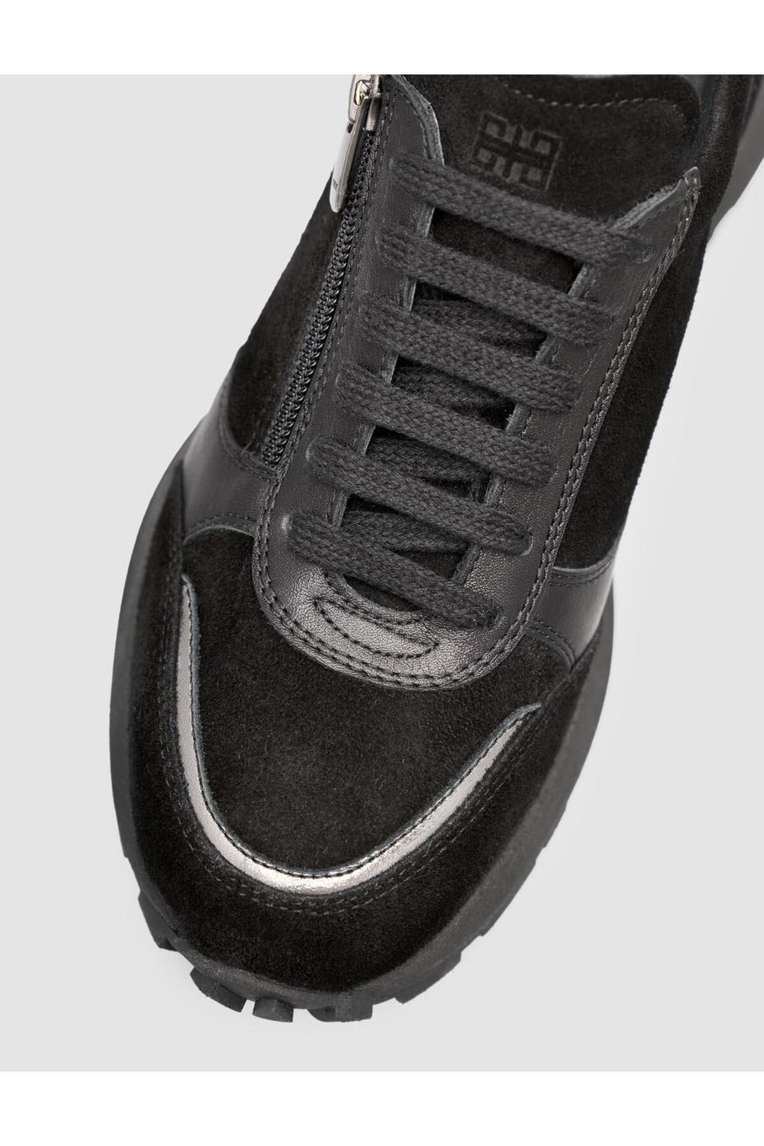 Cabani Shoes Vadano MonaMae %100 Cuir Suédé Noir Femme Sneaker - Multicolore