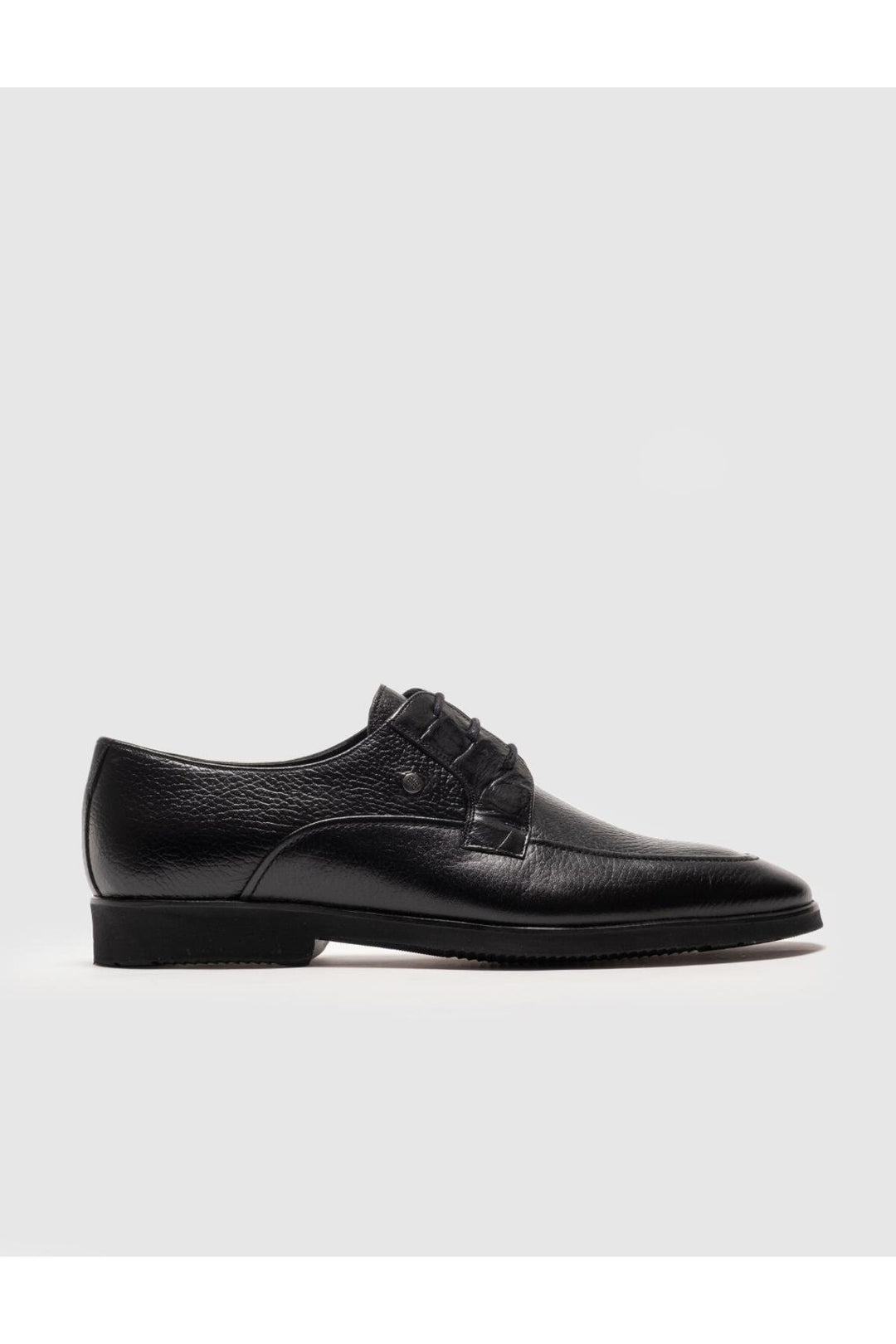 Cabani Shoes Chaussures classiques pour hommes en cuir véritable noires à lacets - Multicolore