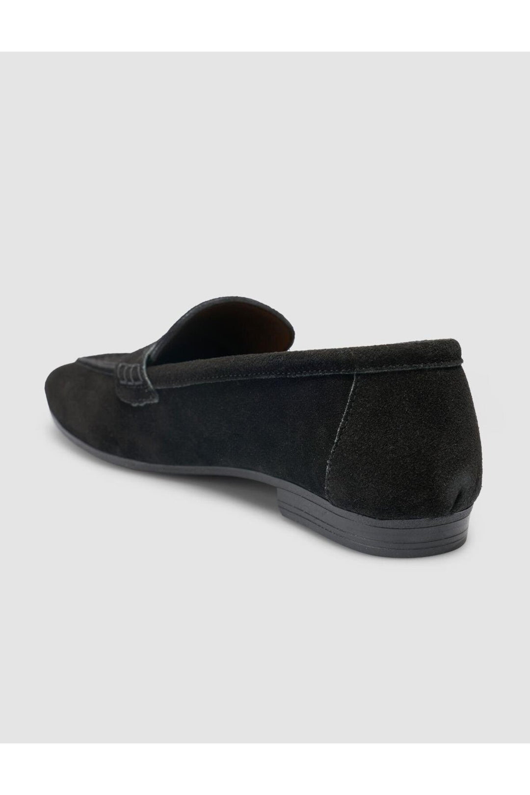 Cabani Shoes %100 Cuir véritable Suède Noir Mocassins Femme - Noir