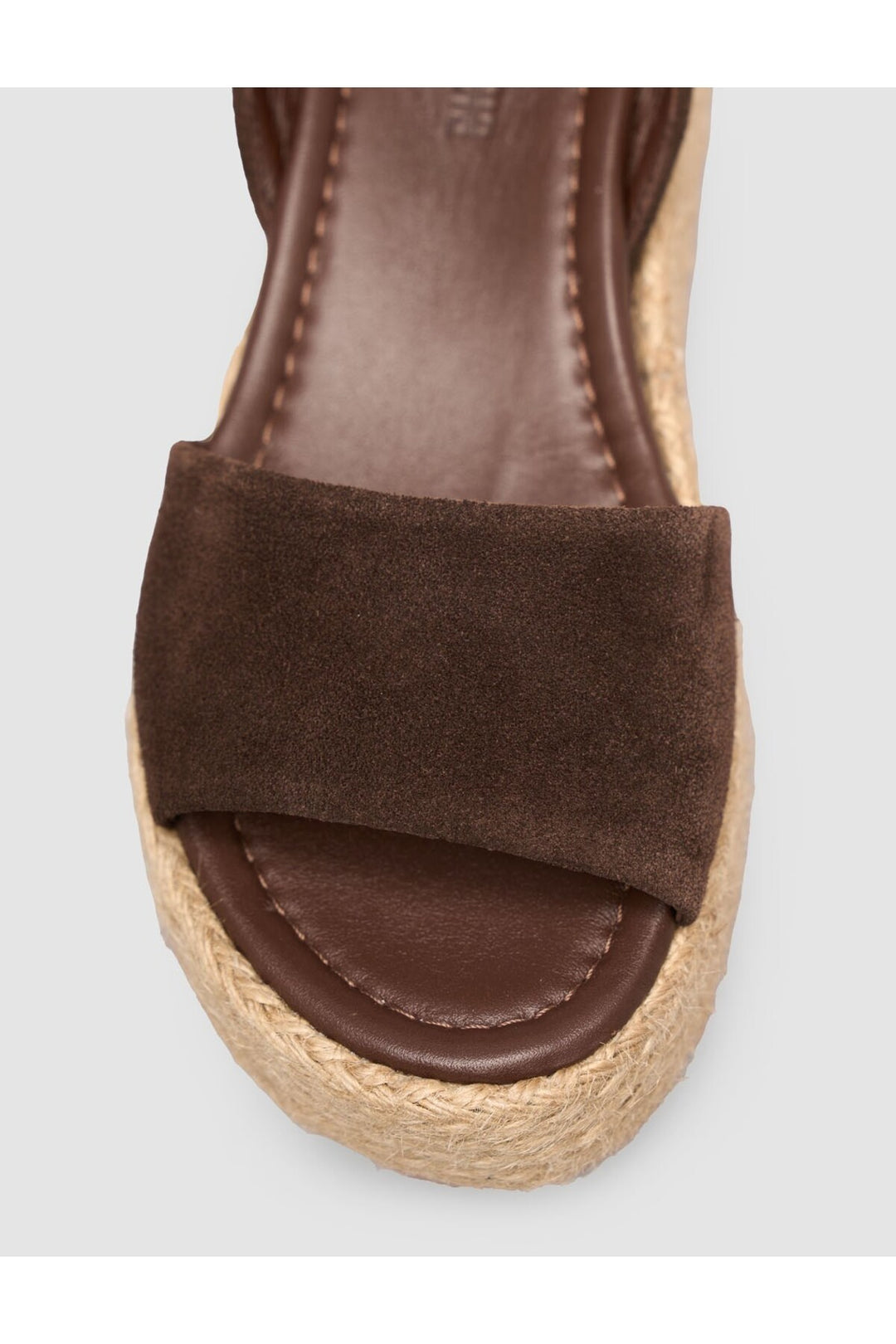 Cabani Shoes %100 Cuir véritable Sandales en suède pour femmes marron - Multicolore