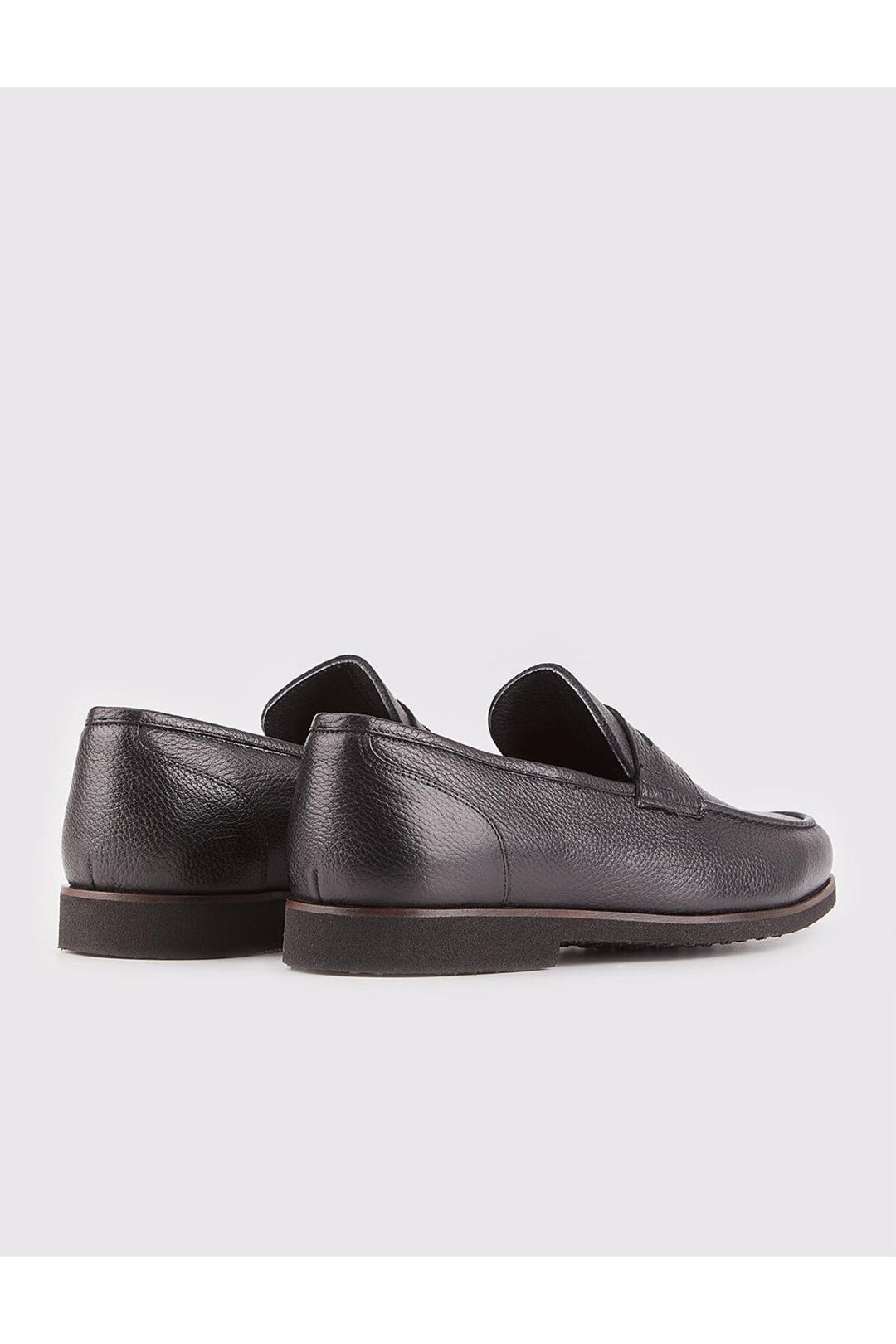 Cabani Shoes Chaussures décontractées noires pour hommes en cuir véritable avec semelle en EVA. - Noir