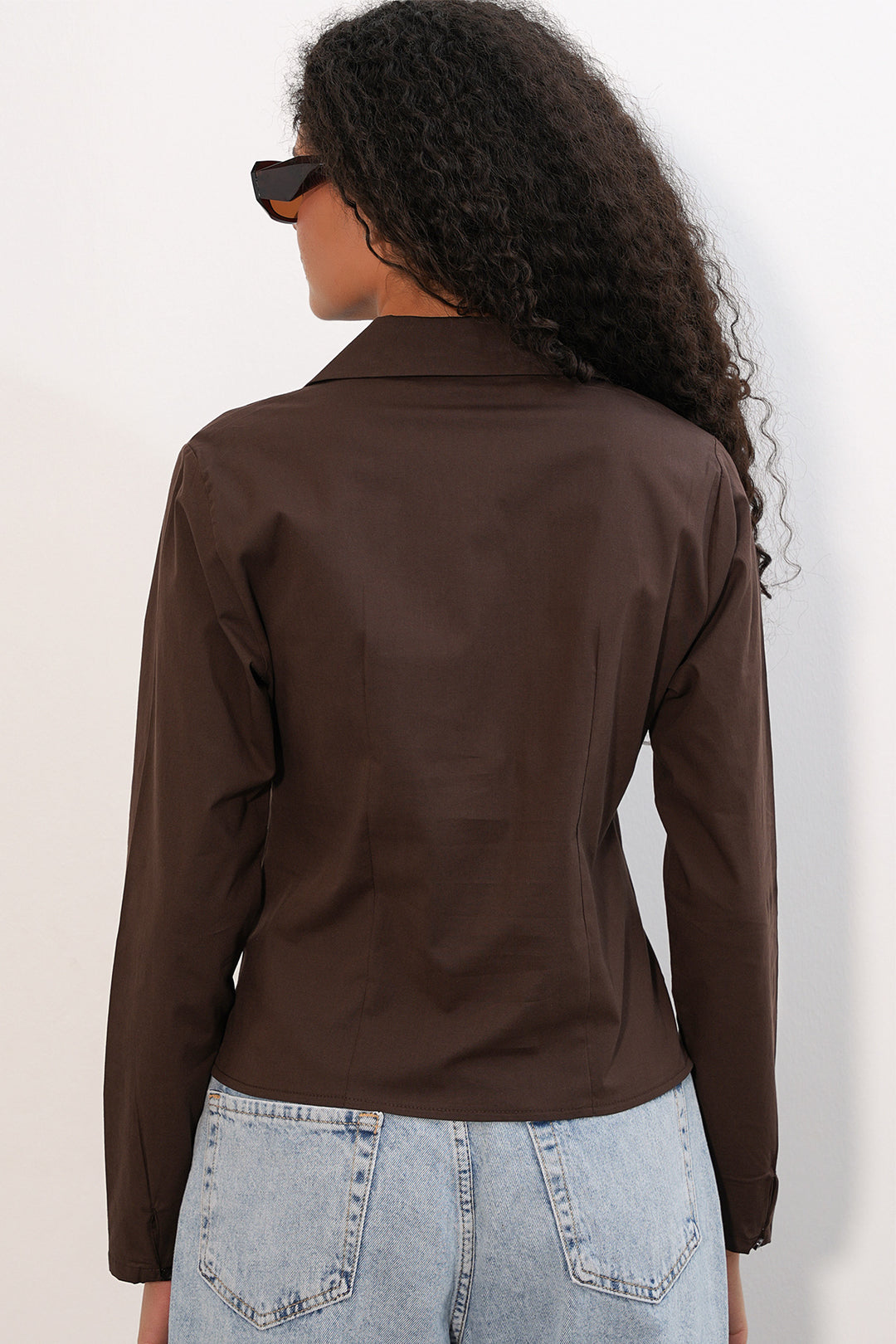 Bigdart Chemise Popeline Slim Fit 20231 - Marron