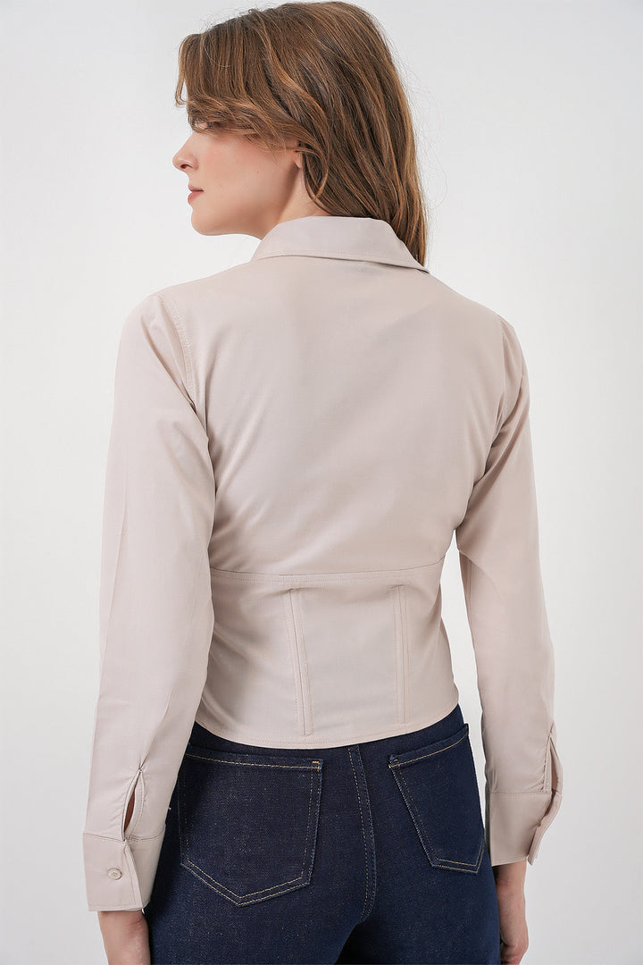 Bigdart Chemise Popeline Slim Fit 20231 - Crème