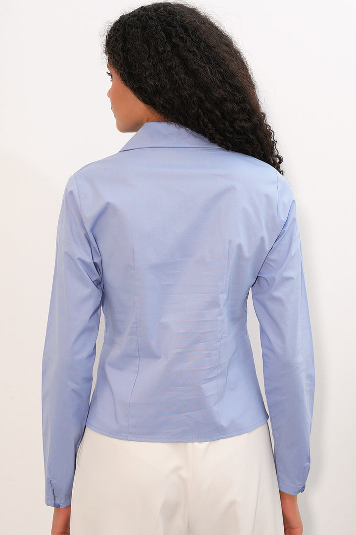 Bigdart Chemise Popeline Slim Fit 20231 - Bleu
