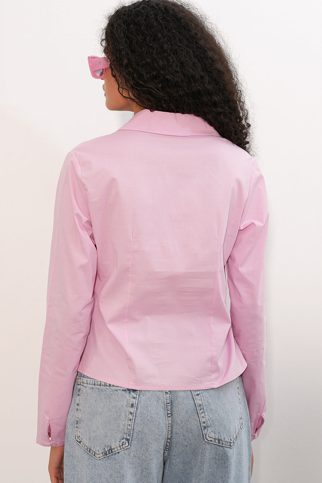 Bigdart Chemise en popeline slim fit 20231 - Rose